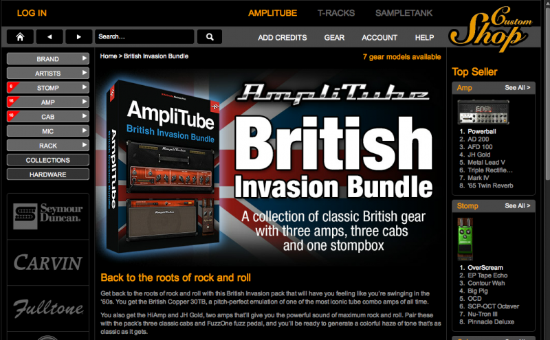 British Invasion: Darmowe wzmacniacze do AmpliTube