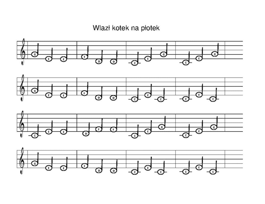 Nuty do choinko piękna jak las – znajdź idealne nuty w PDF