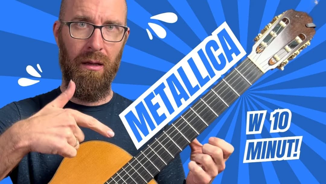 Proste chwyty gitarowe dla początkujących do Nothing Else Matters